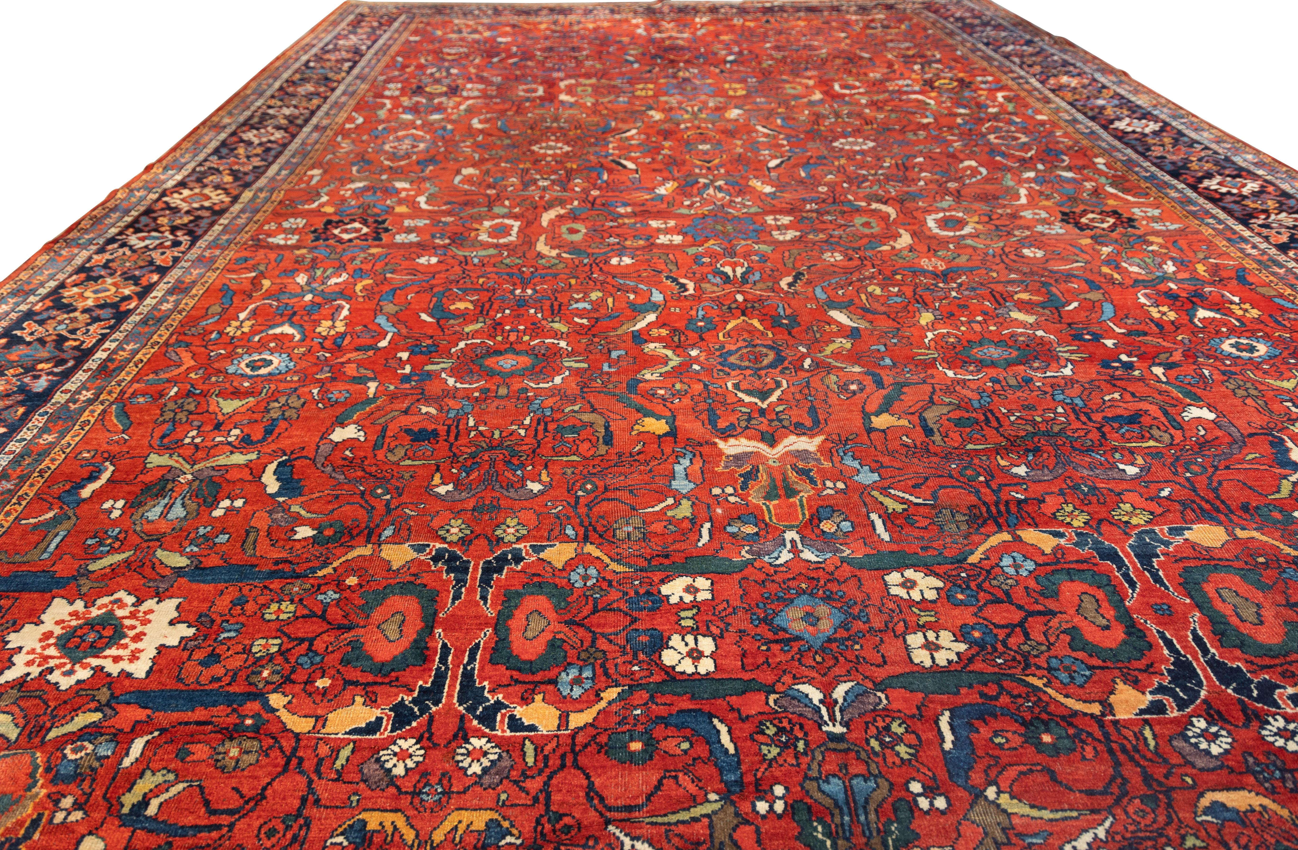 Persian All over design Mahal Sultanabad For Sale