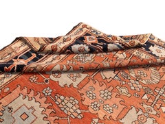 All Over Design Tribal Coral Gorevan Heriz Rug, 1890