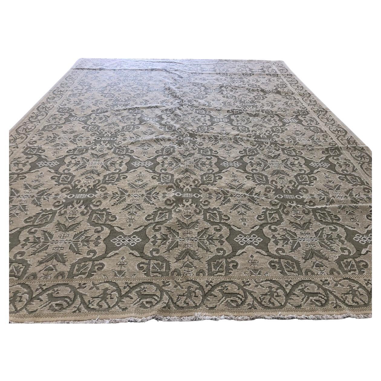 All Over Diamond Pattern European Rug  For Sale