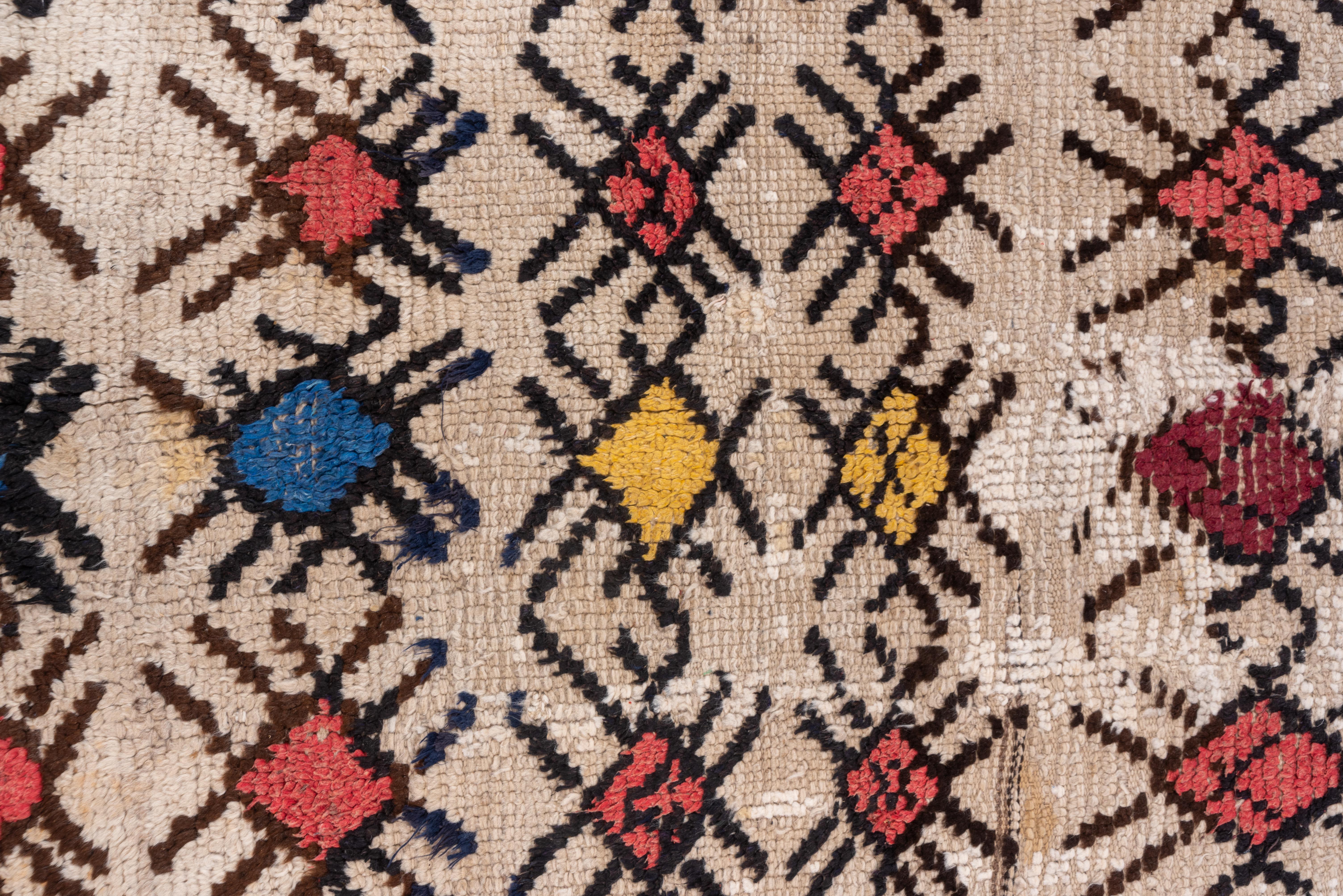 All Over Geometric Village Rug - Morocco In Fair Condition For Sale In New York, NY