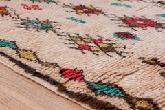 All Over Medallion Village Moroccan Rug - Red Blue and Yellow Accents