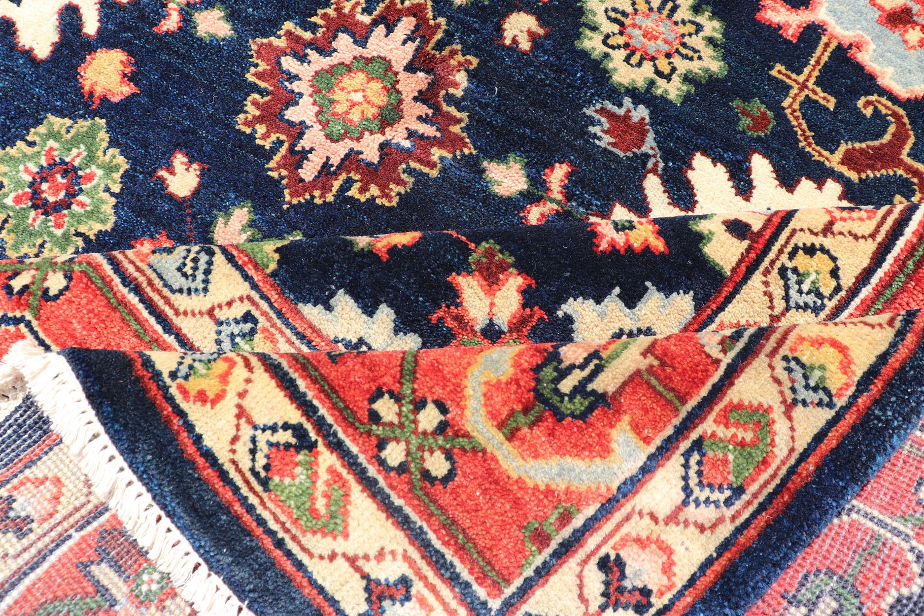 Keivan Woven Arts Sultanabad-Mahal Design in All-Over Floral Handgeknüpfter Teppich im Angebot 7