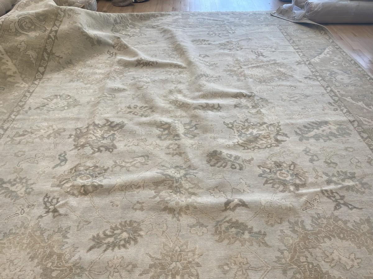 Questo tappeto di design All-Over Traditional è realizzato a mano e annodato a mano in India. Ha una base di cotone ed è realizzato con filati di lana. Presenta un ricco disegno floreale che sicuramente ravviverà qualsiasi spazio. Questo tappeto