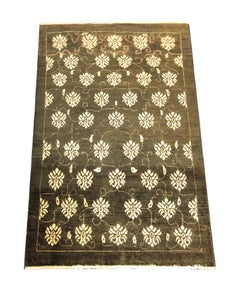 Tappeto turco All Over Tappeto tradizionale orientale in lana marrone