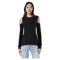 All Saints Grey Bernt Open Shoulder Jumper Size L