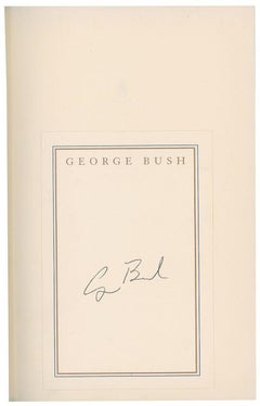 All the Best My Life in Letters and Other Writings, Signed by George Bush