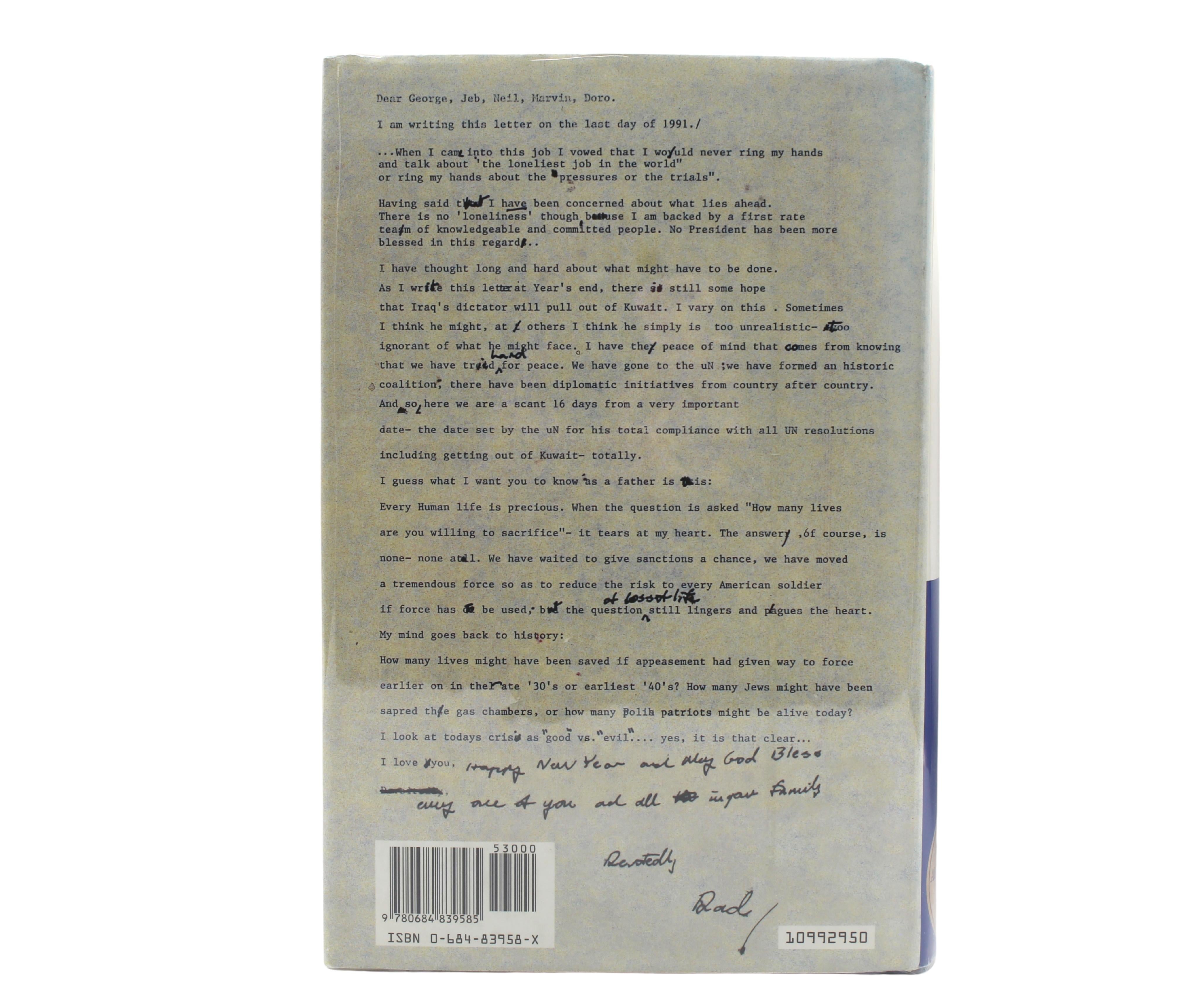 Postmoderne All The Best, Signed by George Bush, First Edition in Original Dust Jacket, 1999 en vente