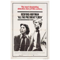 Vintage “All the President's Men” 1976 U.S. One Sheet Film Poster