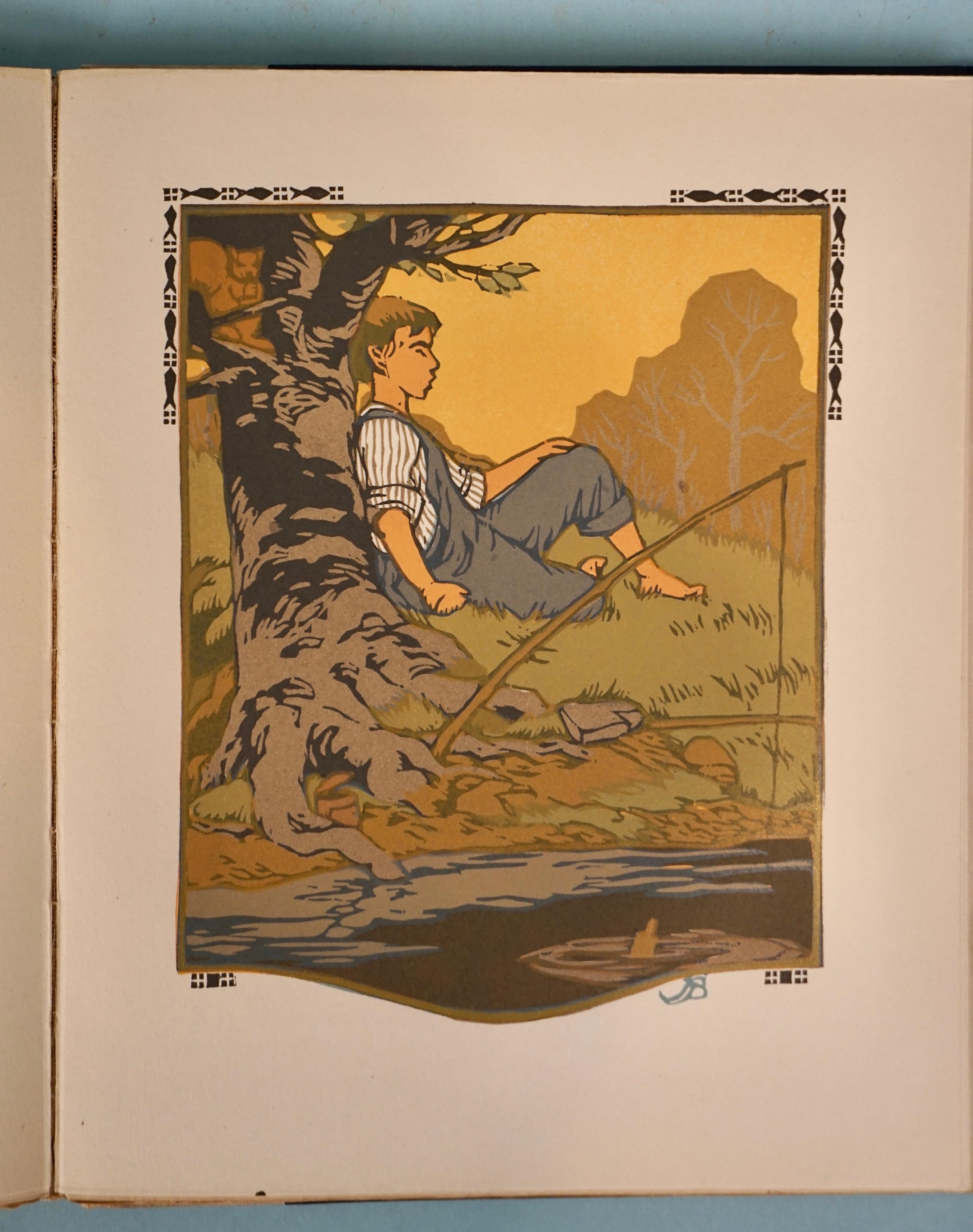 All The Year Round by James Riley Woodcuts by Gustave Baumann In Good Condition For Sale In San Francisco, CA