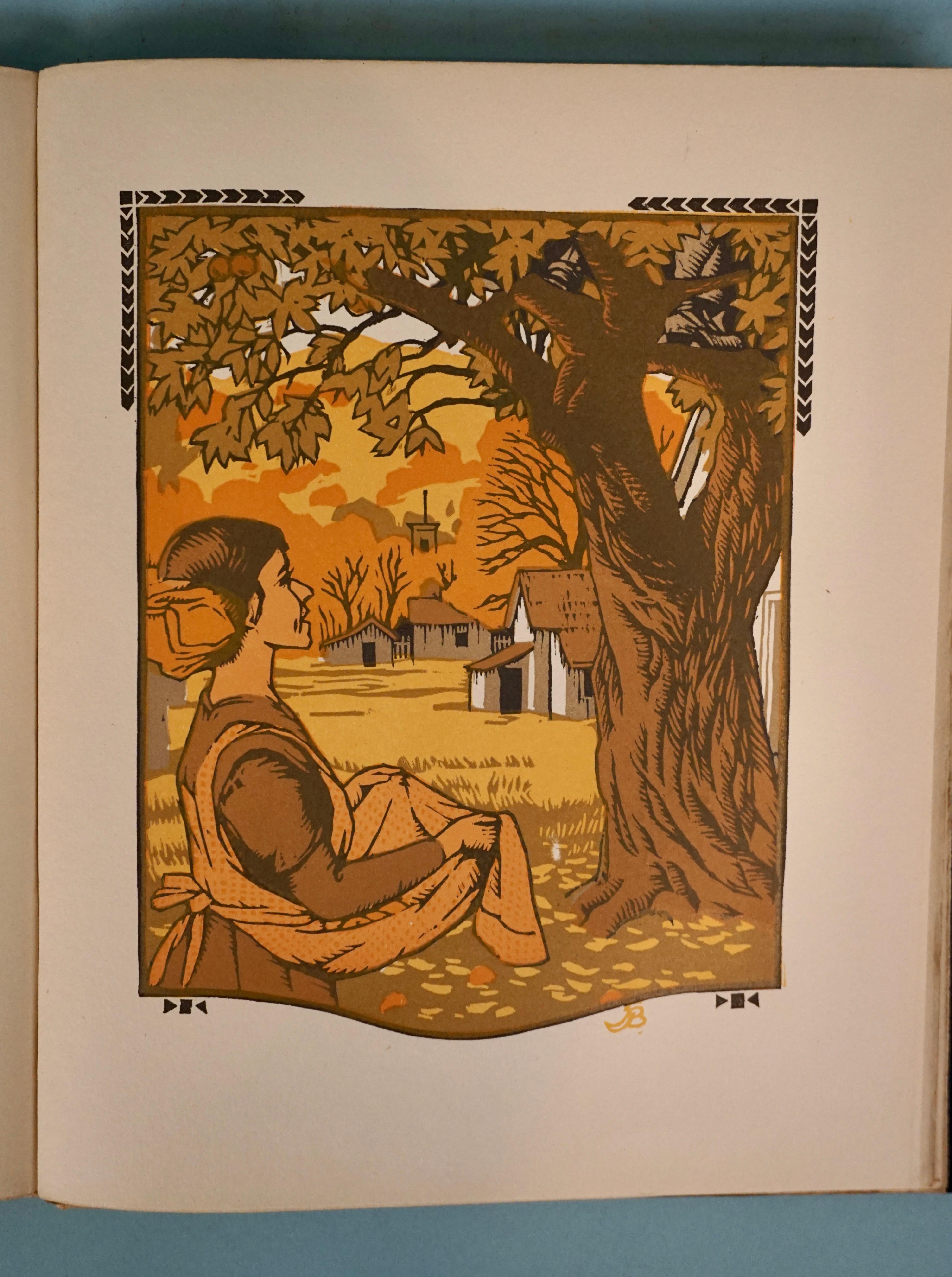 All The Year Round by James Riley Woodcuts by Gustave Baumann For Sale 3