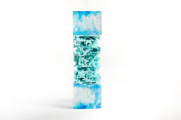 Modern All Tip 'N' No Iceberg Sculpture Glass Vs, Plastic Collection For Sale