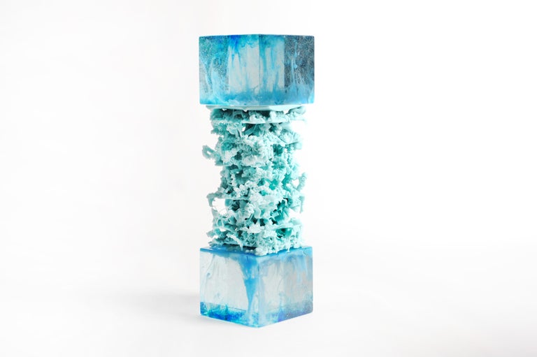 Mexican All Tip 'N' No Iceberg Sculpture Glass Vs, Plastic Collection For Sale