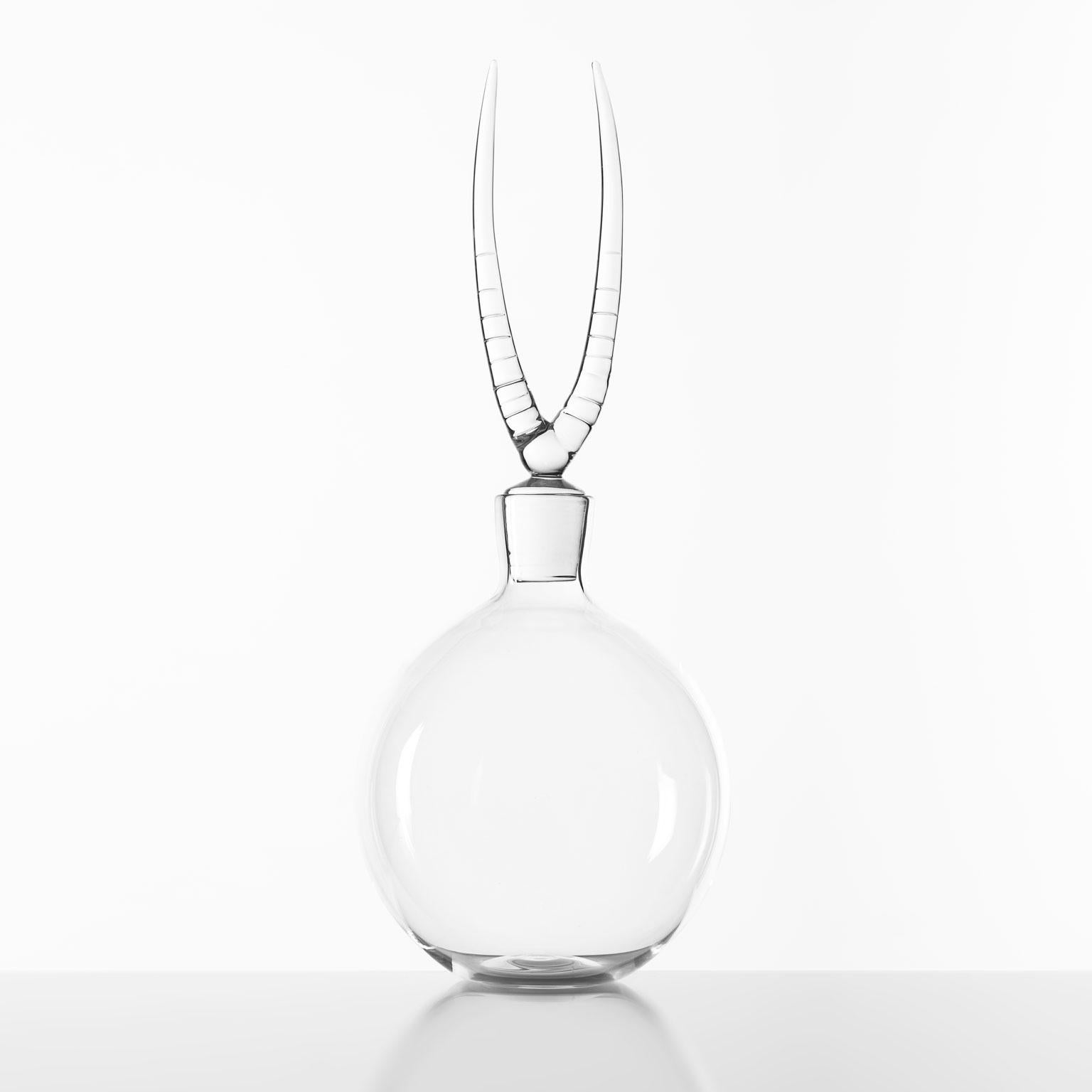 Contemporary Hand Blown 'All Trophy Bottles Set' by Simone Crestani 1
