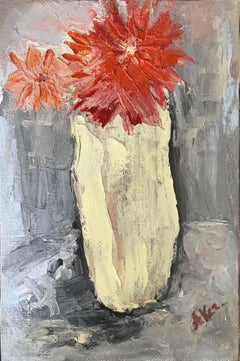 L'art contemporain russe d'Alla Kechedzhan -   Chrysanthèmes