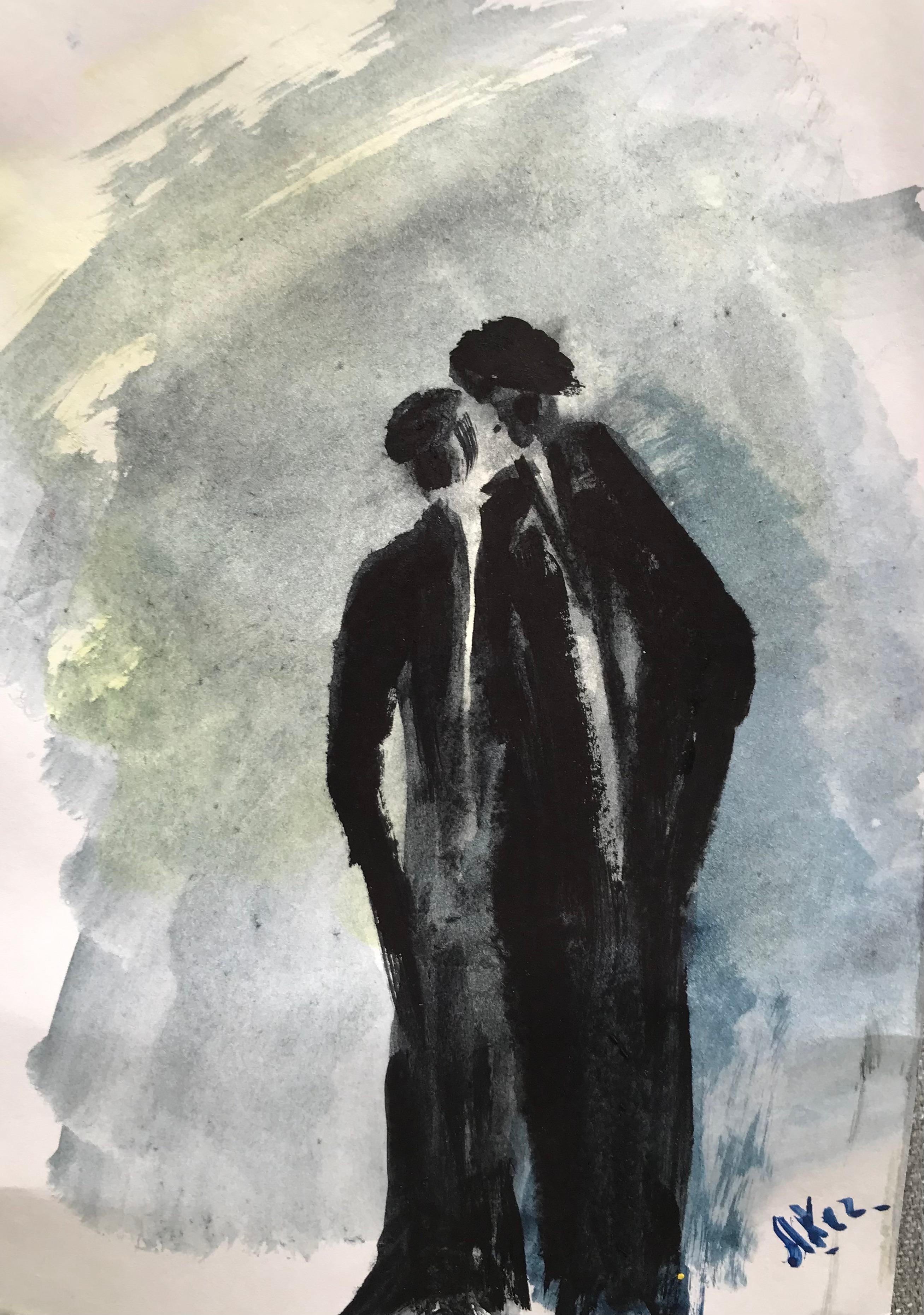 Russian Contemporary Art by Alla Kechedzhan - Lovers