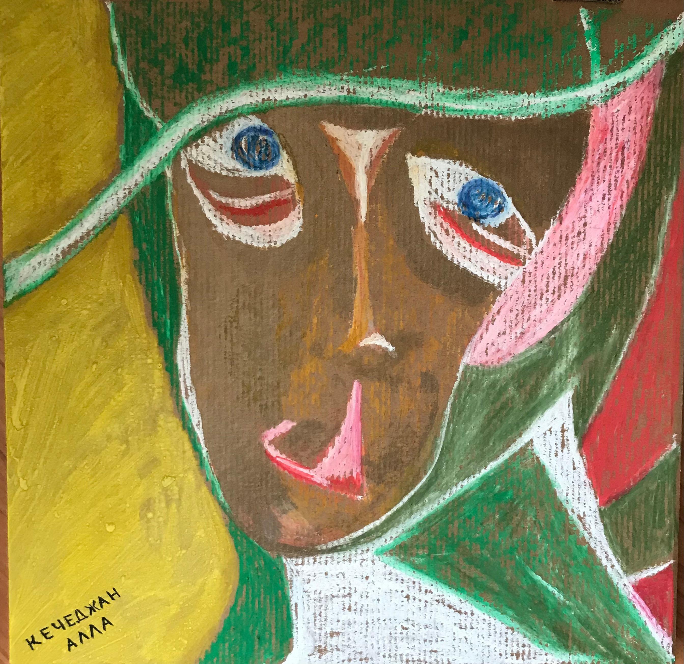 Russian Contemporary Art by Alla Kechedzhan - Nun