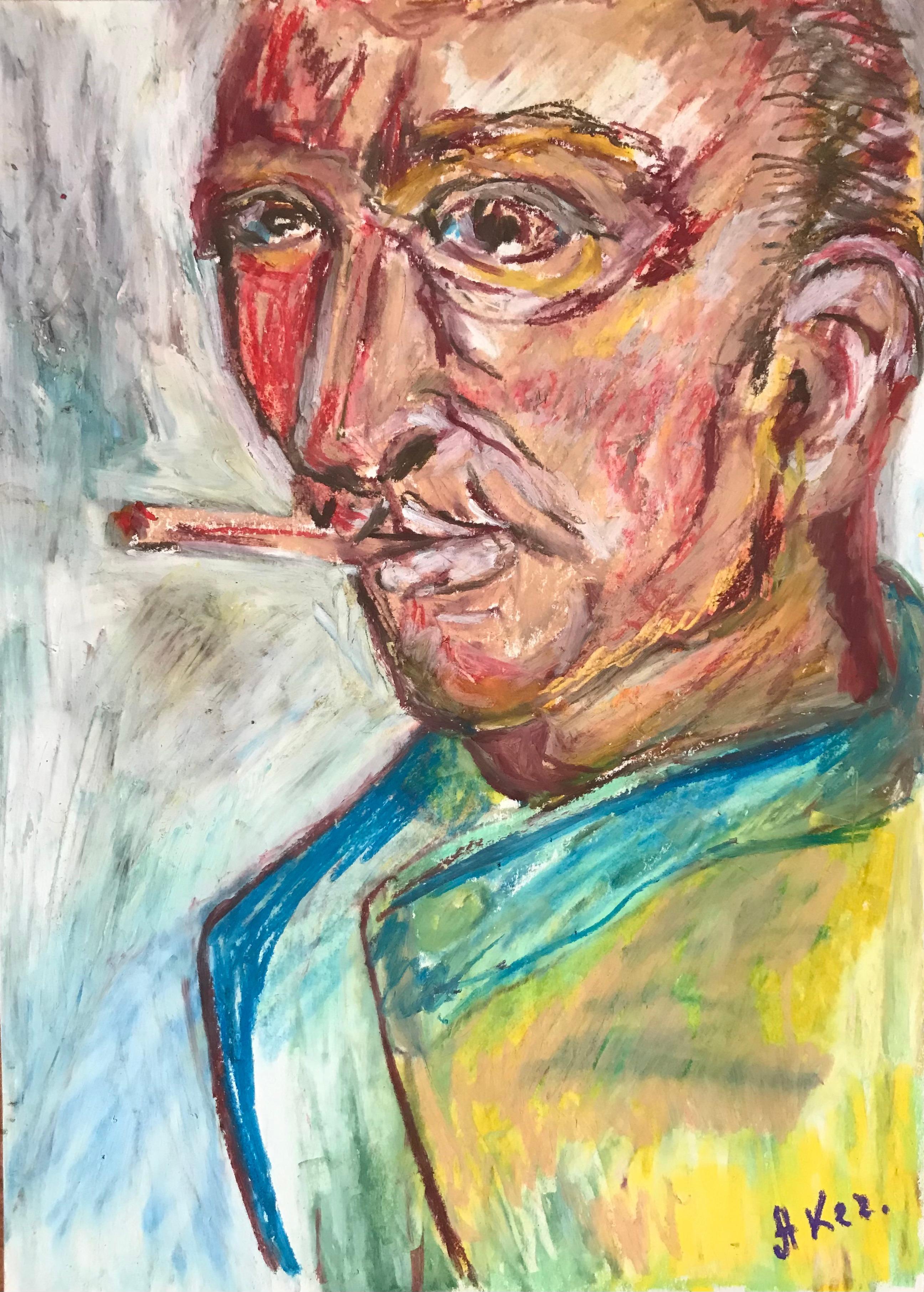 Oil pastel on paper

Alla Kechedzhan is a Russian writer, artist, photographer born in 1971 who lives and works in Moscow, Russia. She is also the author of educational projects books, she wrote "Mathematics for hopeless humanitarians", "Guide to