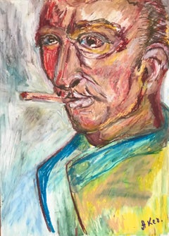 Russian Contemporary Art by Alla Kechedzhan - Portrait of Van Gogh