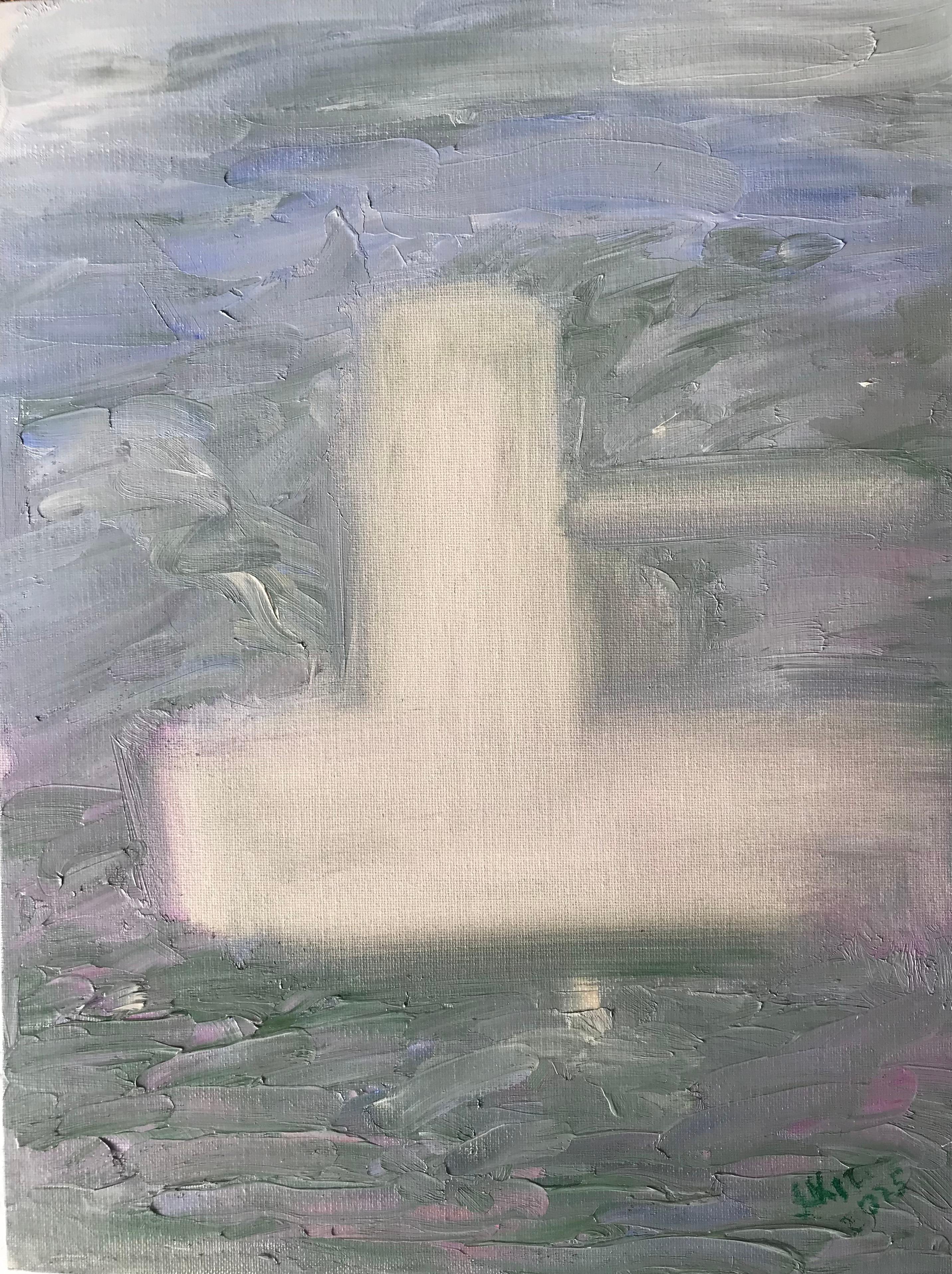 Oil on canvas mounted cardboard,

Alla Kechedzhan is a Russian writer, artist, photographer born in 1971 who lives and works in Moscow, Russia. She is also the author of educational projects books, she wrote "Mathematics for hopeless humanitarians",