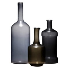 Alla Morandi set of 3 by Venini in Wisteria, Sand, and Grape (limited Edition)