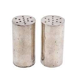 ALLAN Adler 1950 Shakers modernisti per sale e pepe in argento 925