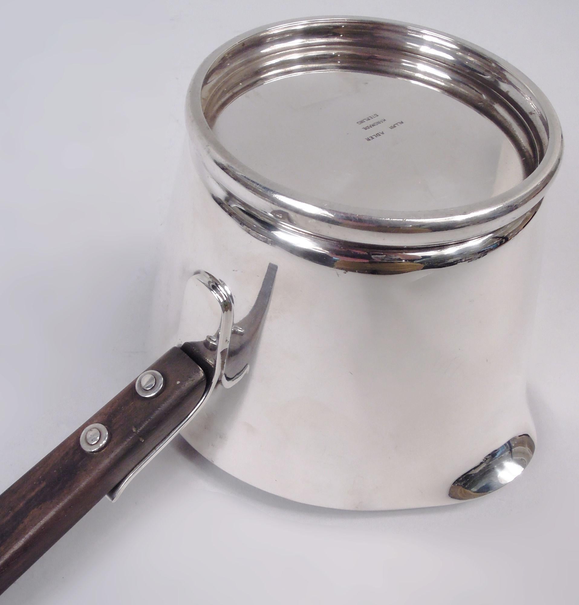 Sterling Silver Allan Adler California Midcentury Modern Pipkin For Sale