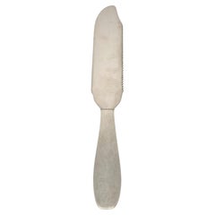 Allan Adler Hammered Sterling Silver Cake Saw Knife #19929