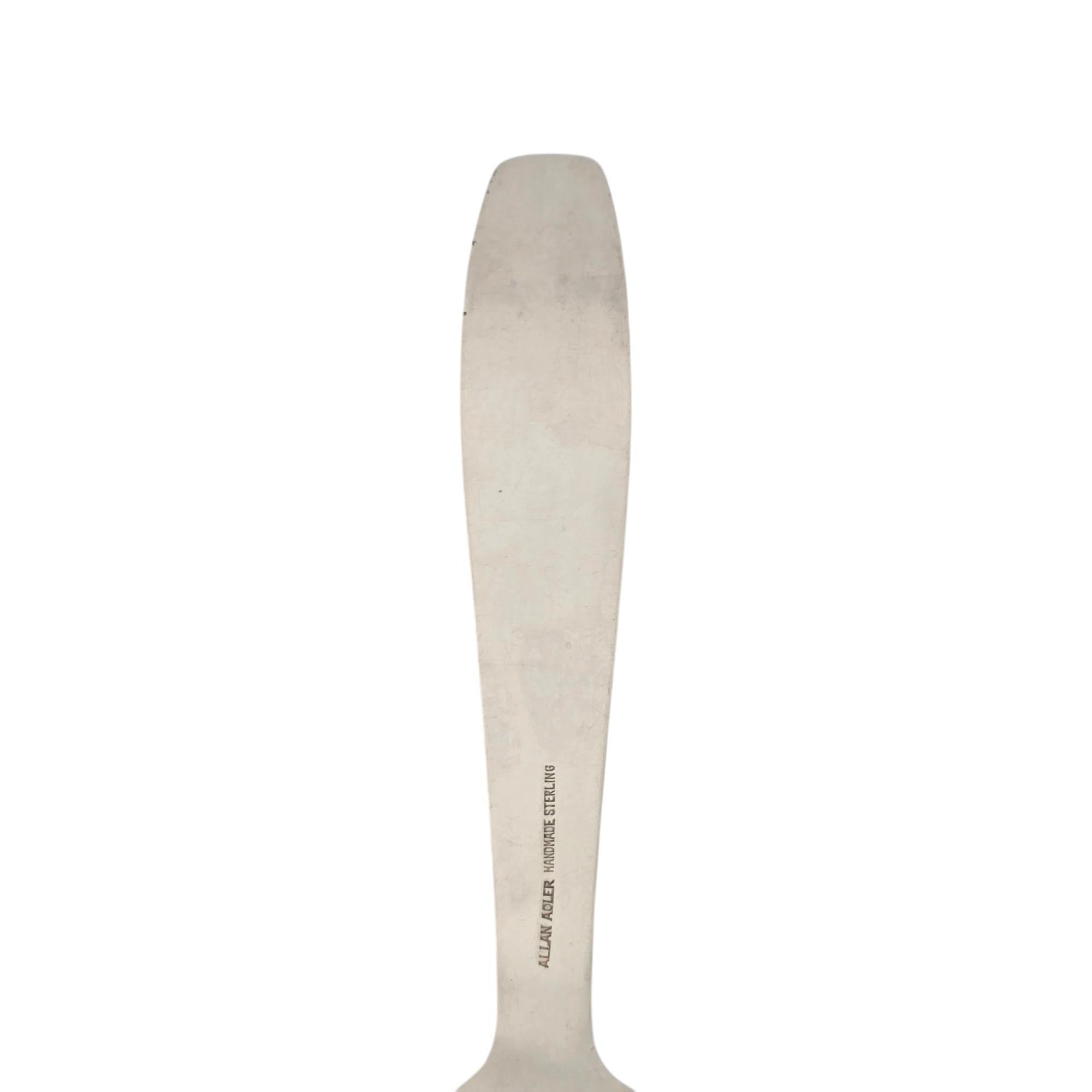 Allan Adler Server per torte in argento martellato da 10