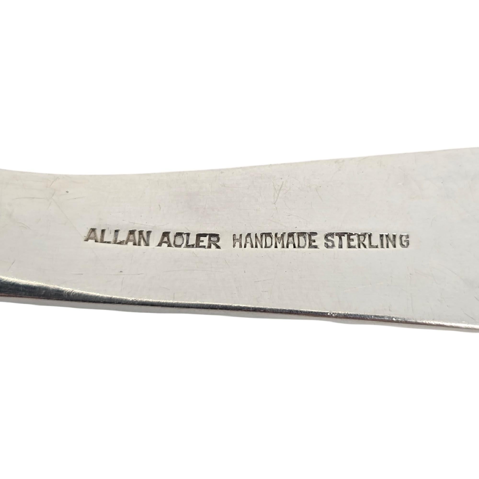 Allan Adler Server per torte in argento martellato da 10