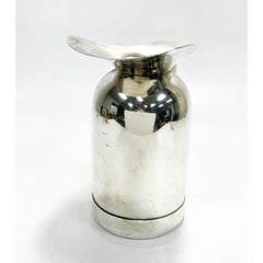 Allan Adler Sterling Silver and Glass Modernist Carafe