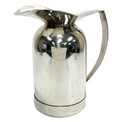 Allan Adler Sterling Silver and Glass Modernist Carafe