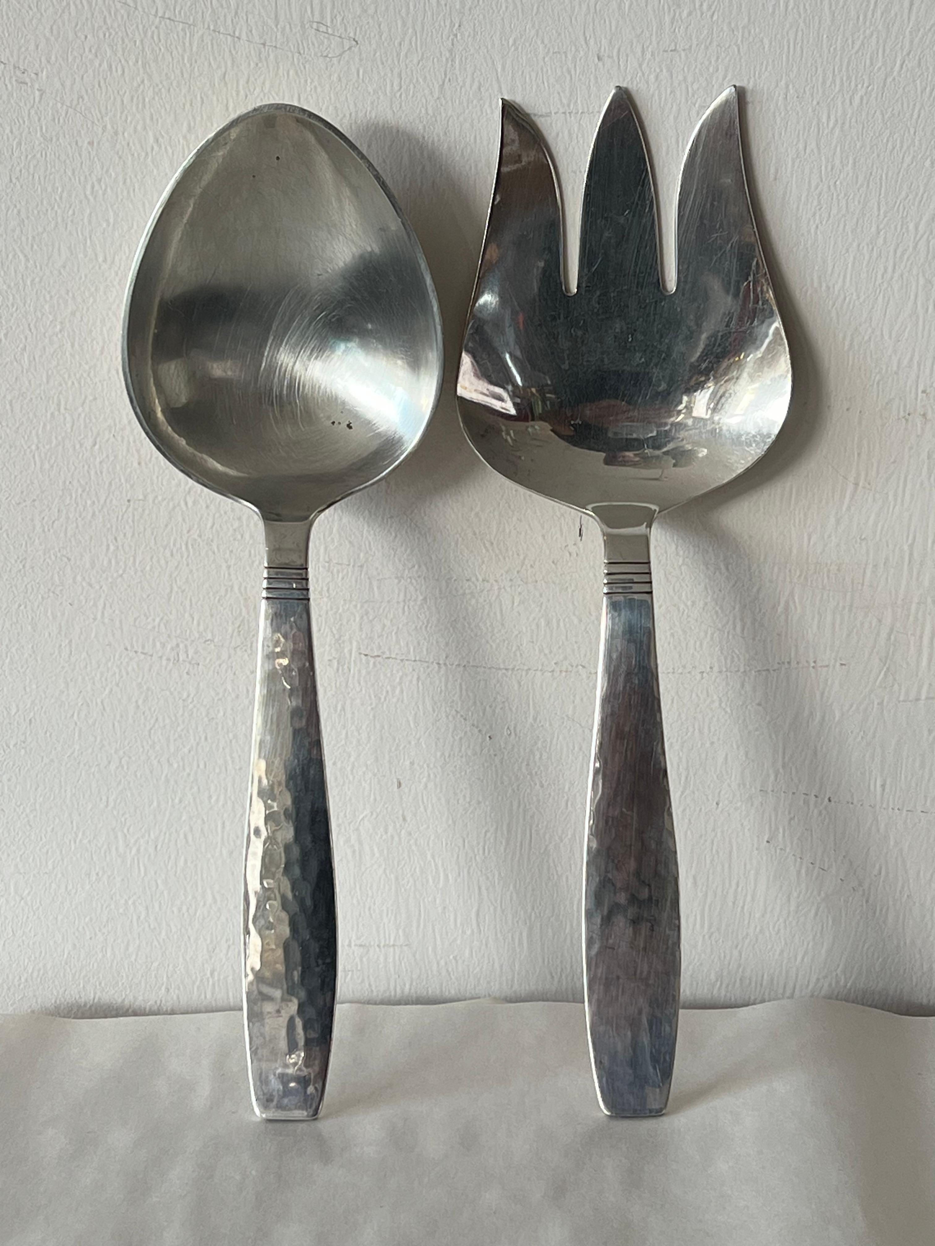 Allan Adler Cubiertos de Plata de Ley ca' 1960's en venta 4