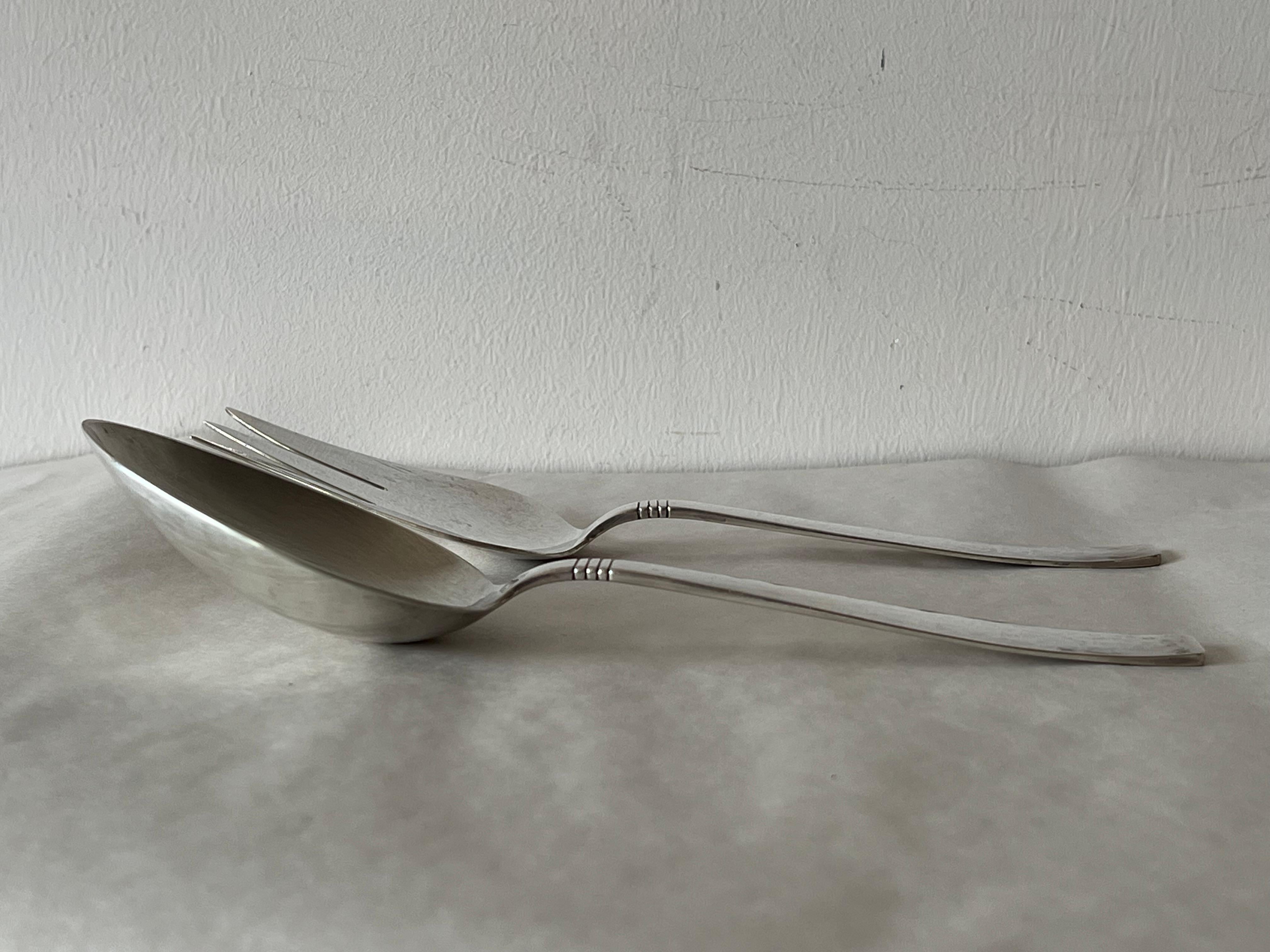 Allan Adler Cubiertos de Plata de Ley ca' 1960's en venta 6