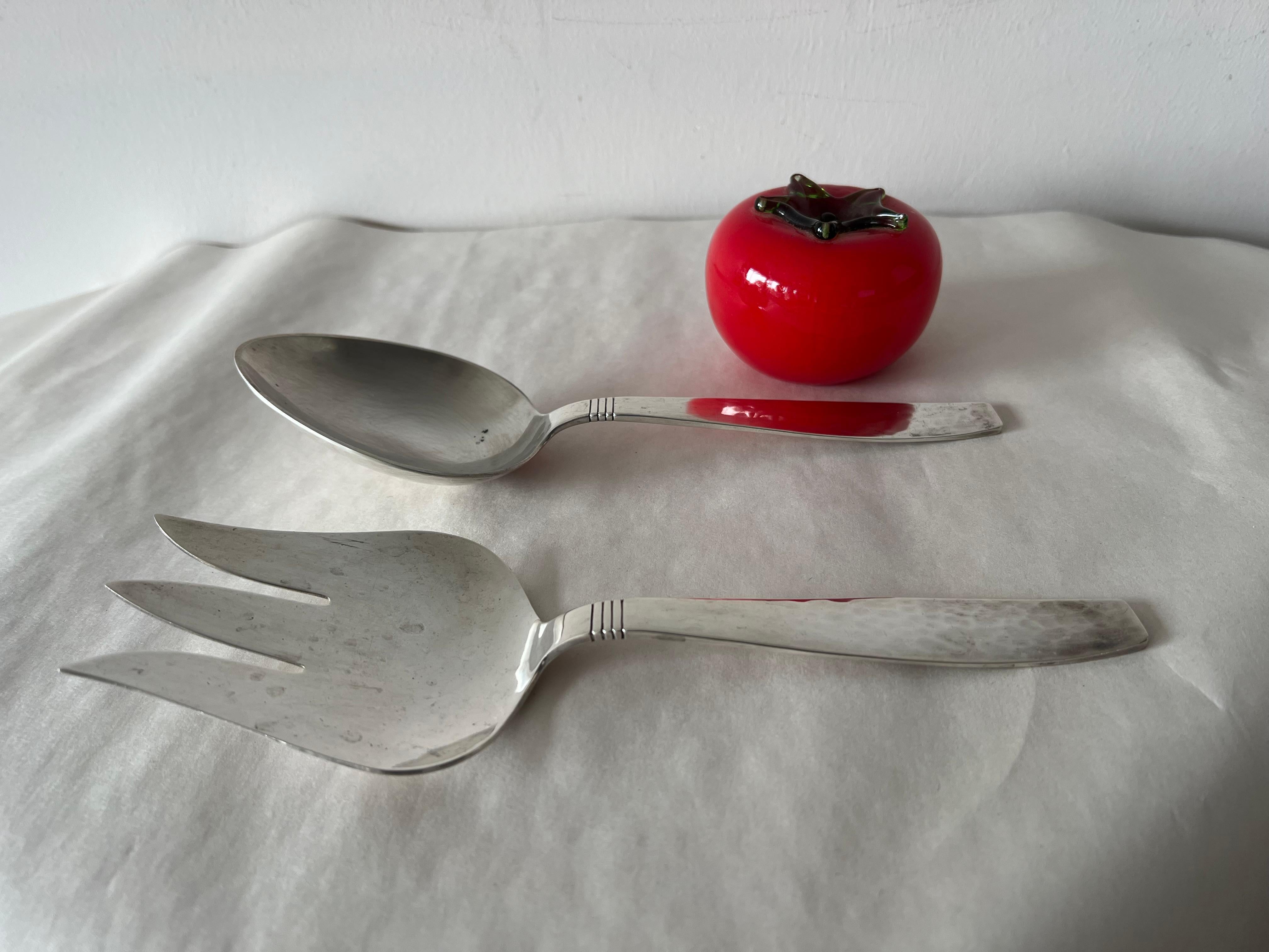 Allan Adler Cubiertos de Plata de Ley ca' 1960's en venta 7