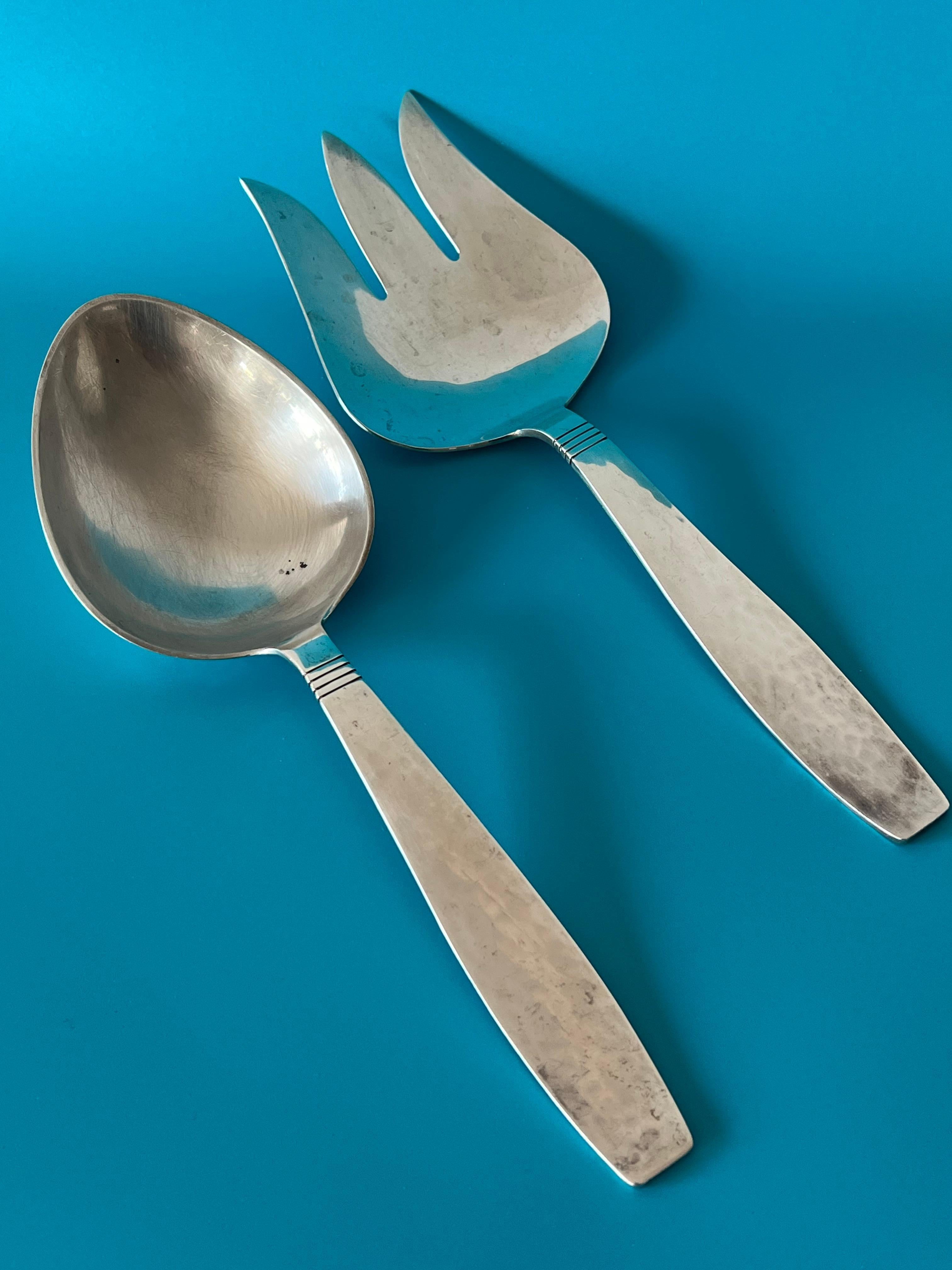 Allan Adler Cubiertos de Plata de Ley ca' 1960's en venta 2