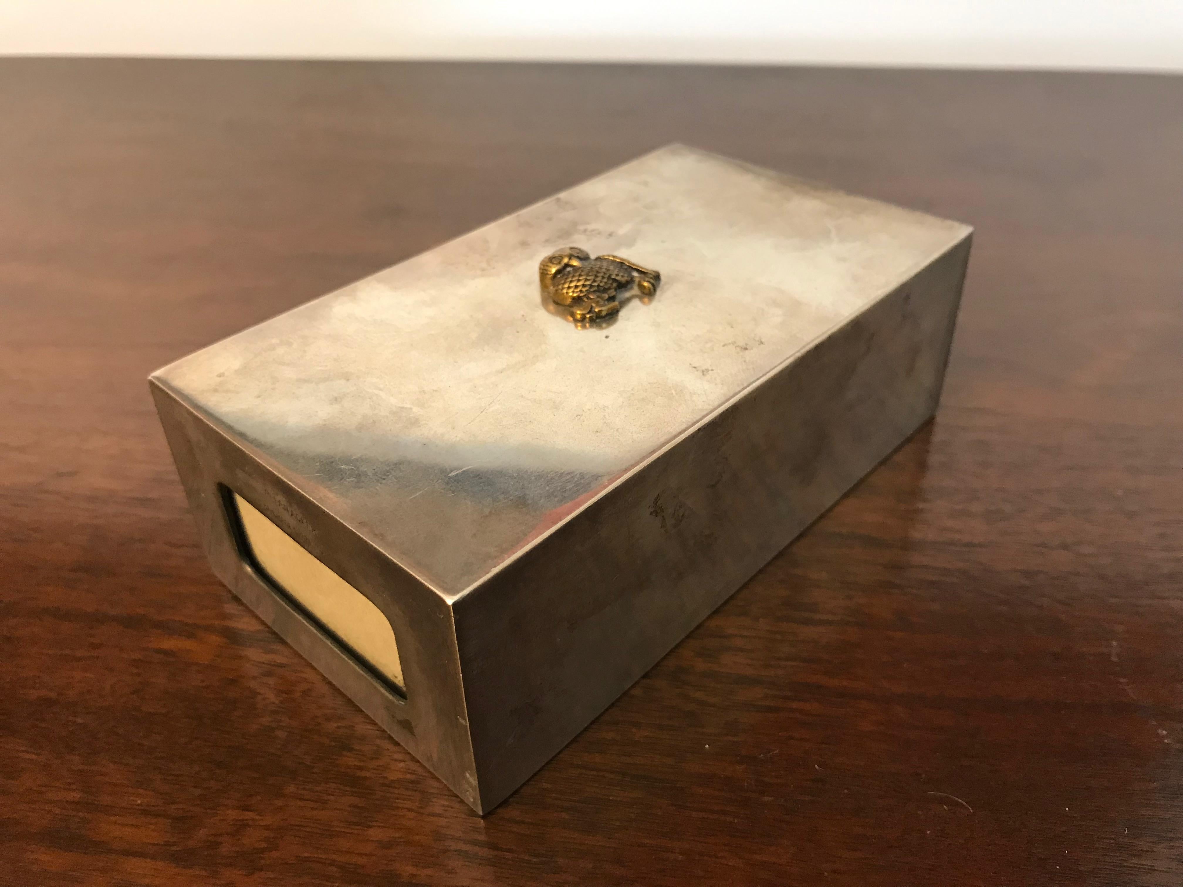Allan Adler Sterling Silver Match-Box or Other For Sale 1