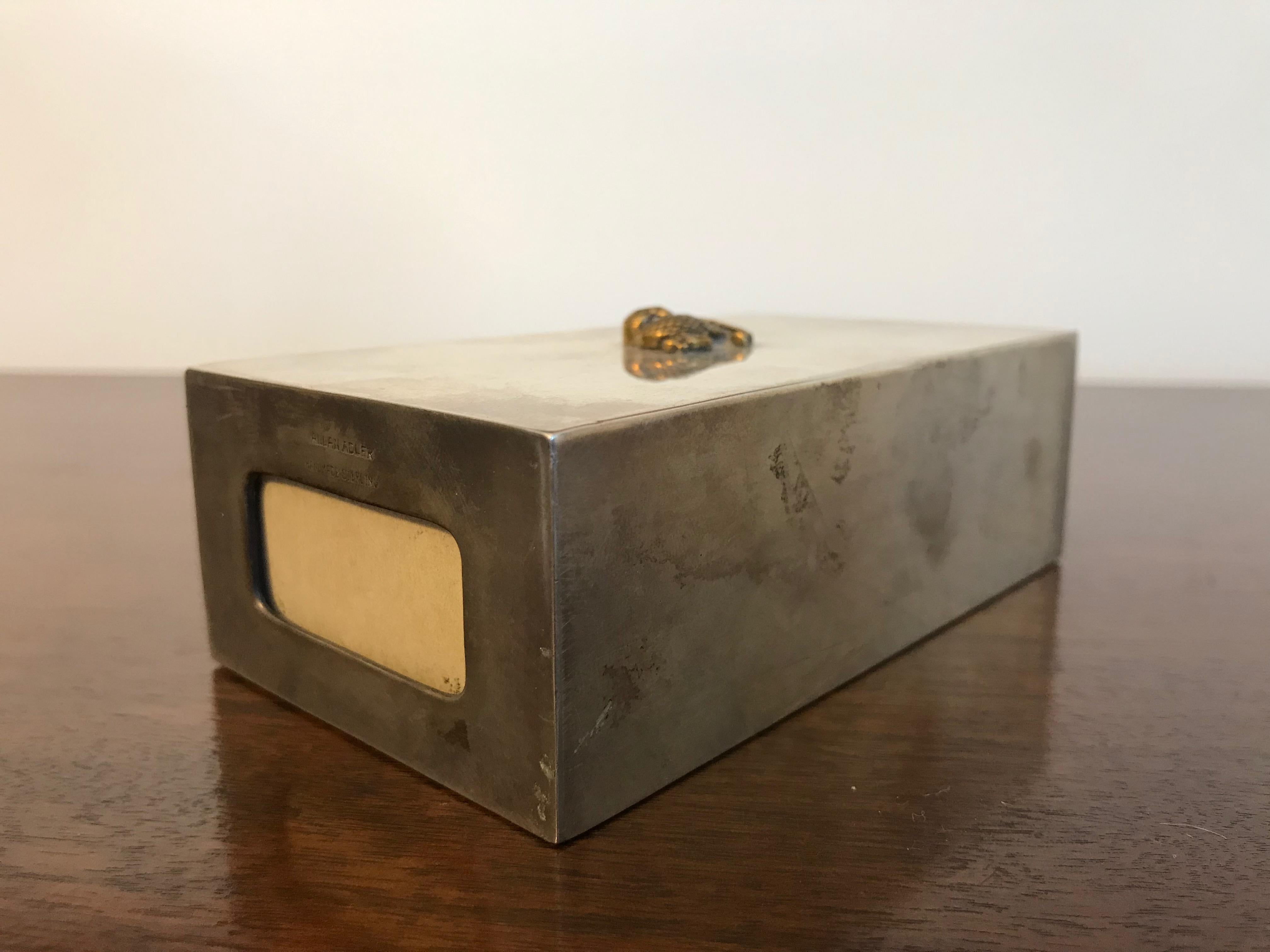 Allan Adler Sterling Silver Match-Box or Other For Sale 2