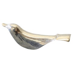 Allan Adler Sterling Silver Mid-Century Kinetic Bird Sculpture