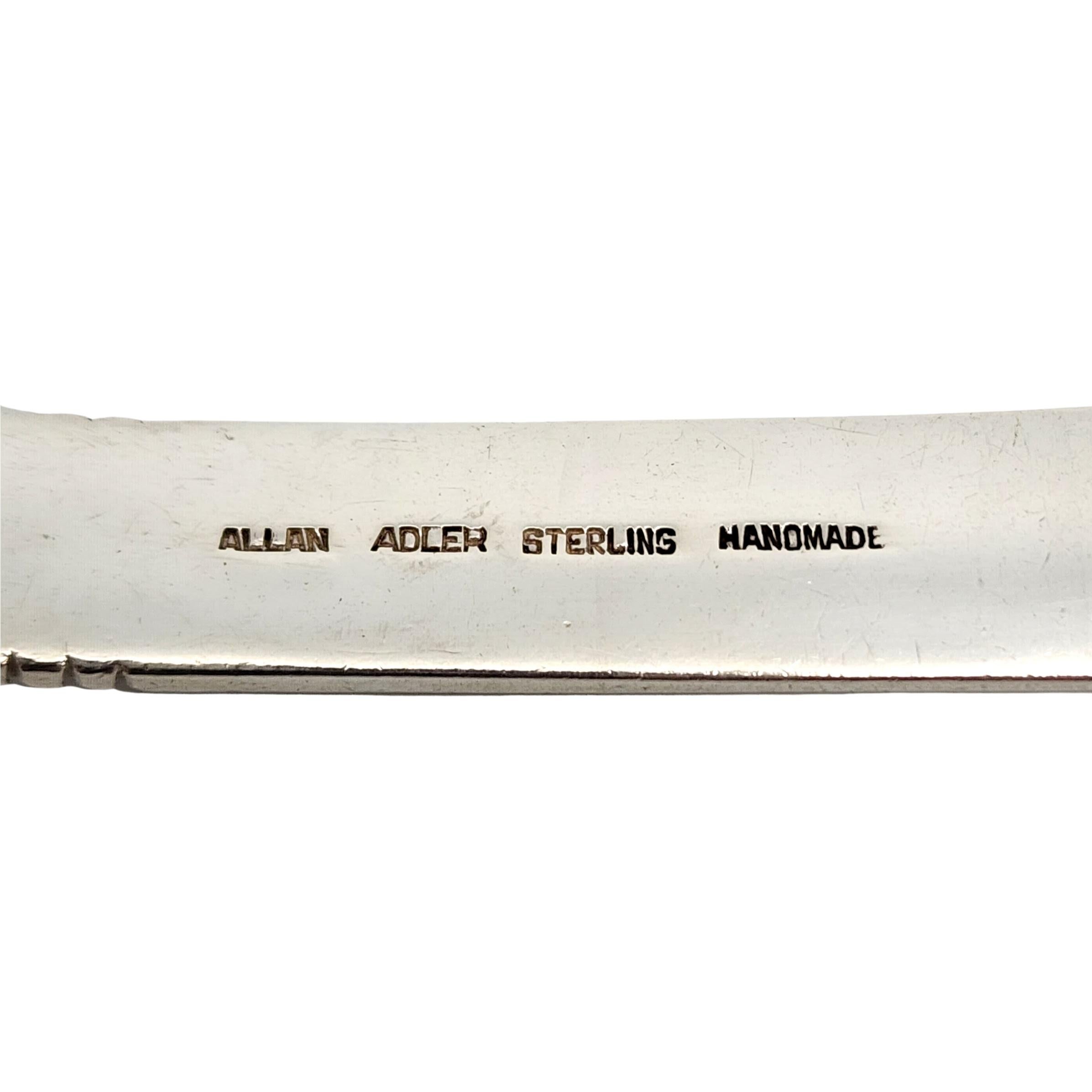 Women's or Men's Allan Adler Sunset Sterling Silver Martini Spoon For Sale