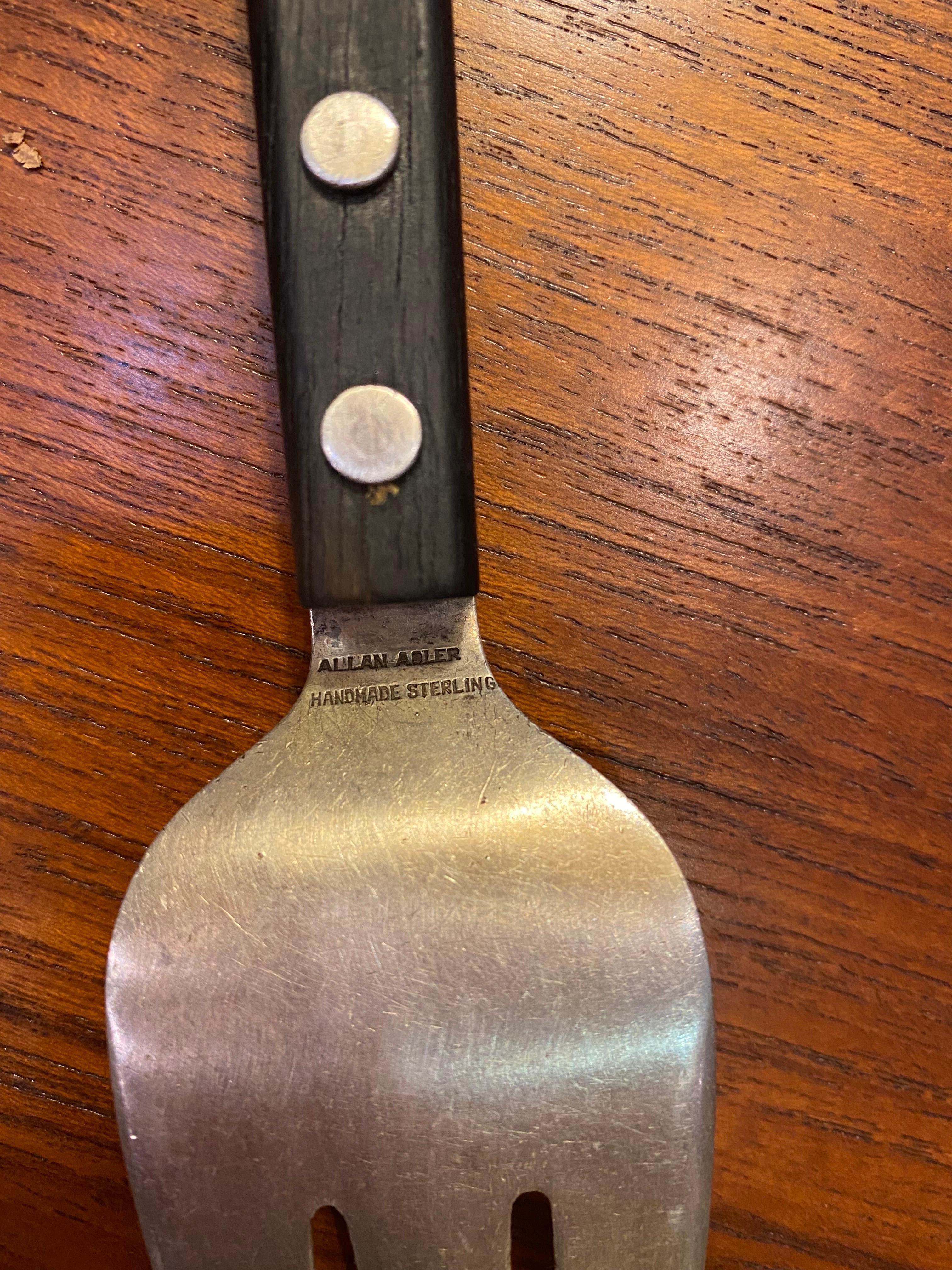 Mid-20th Century Allan Adler Town and Country Serving Fork For Sale