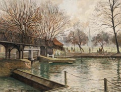Allan Dorian Clark - 1982 Oil, Jesus Lock