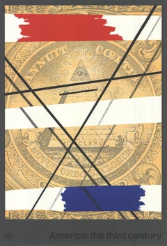 America: Il terzo secolo" 1976- Serigrafia