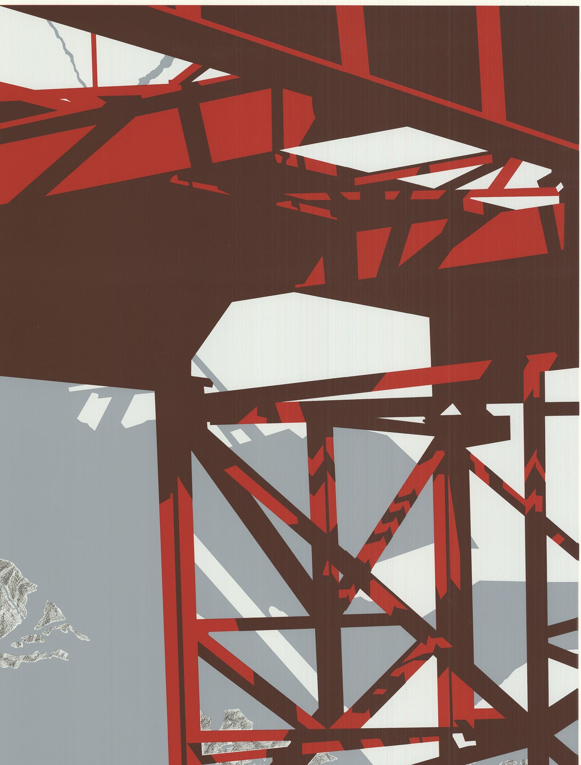 This iconic serigraph titled 