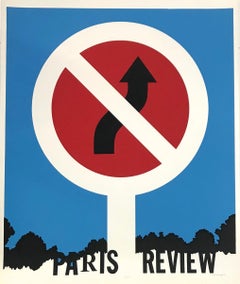 "Paris Review" signed / numbered serigraph