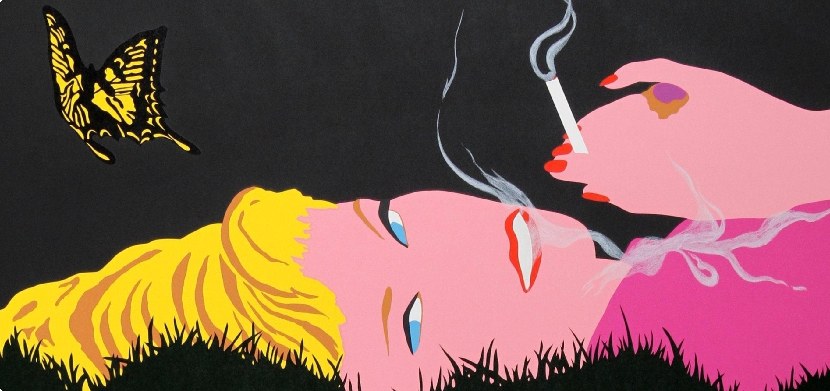 Smoking Blond, Allan D'Arcangelo im Angebot 1