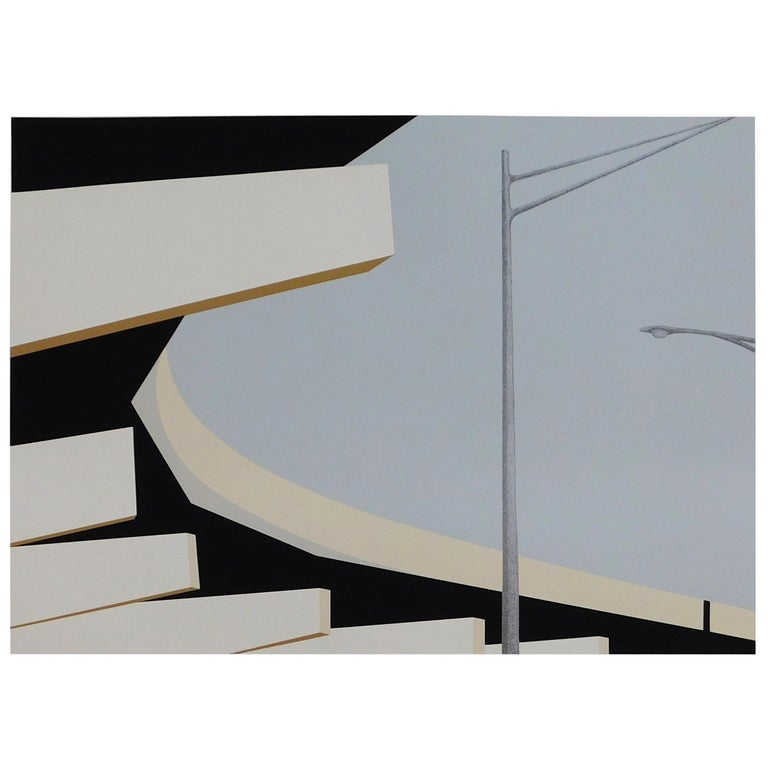 Allan D'Arcangelo '1930-1998' 1979 Signed and Numbered Serigraph Print For Sale