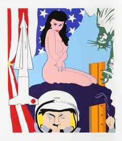 Ícaro, Serigrafía Pop Art de Allan D'Arcangelo