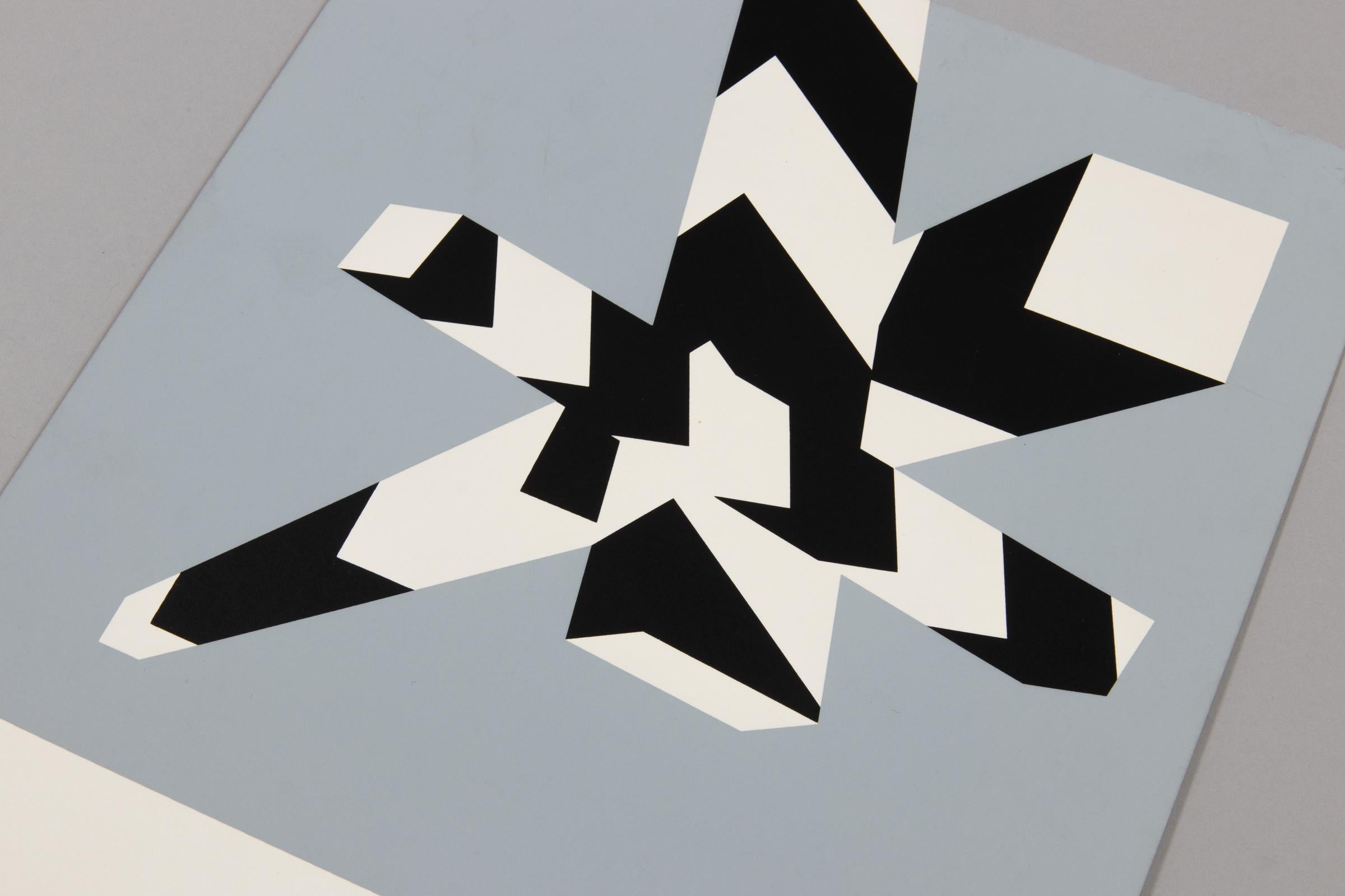 Allan D'Arcangelo, Ohne Titel – Siebdruck von 1969, Abstrakte Kunst, Pop Art im Angebot 1