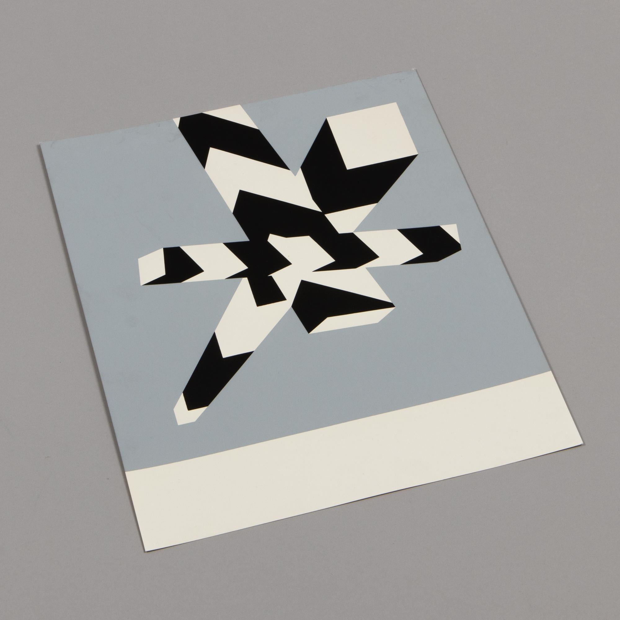 Allan D'Arcangelo, Ohne Titel – Siebdruck von 1969, Abstrakte Kunst, Pop Art im Angebot 2