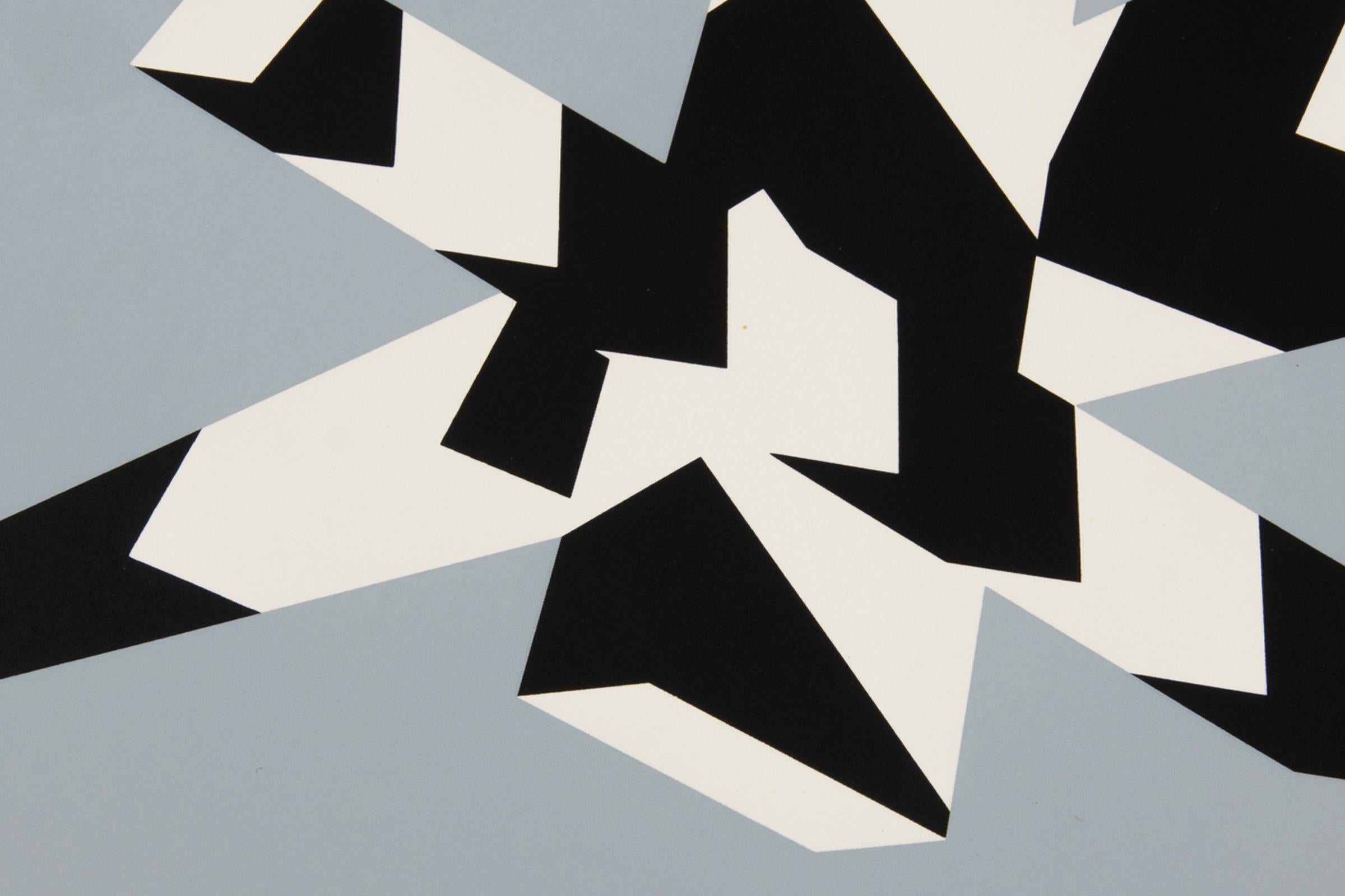 Allan D'Arcangelo, Ohne Titel – Siebdruck von 1969, Abstrakte Kunst, Pop Art im Angebot 3